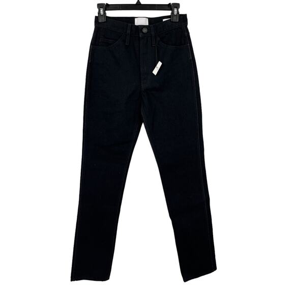 Frame Jeans Le Italien True straight denim black size 24 - Picture 1 of 8